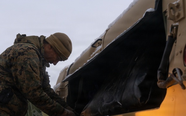 CORE26 | U.S. Marines Prepare Tactical Vehicles in Norway for Exercise Cold Response 26