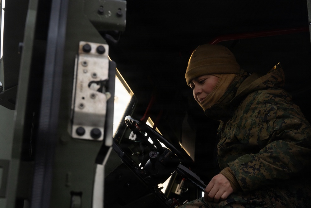 CORE26 | U.S. Marines Prepare Tactical Vehicles in Norway for Exercise Cold Response 26