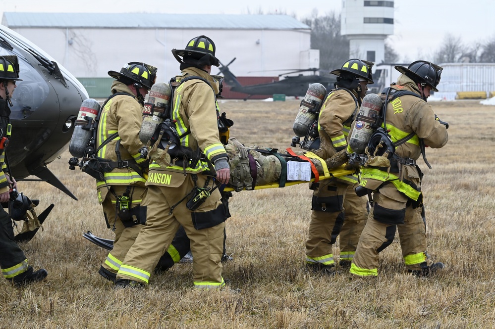 Army Aviation Support Facility Supports Quarterly Mishap Exercise