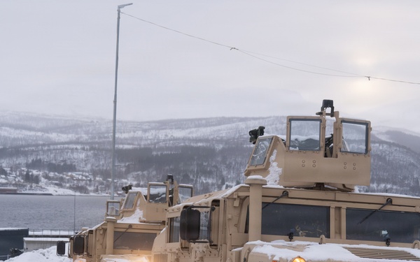 CORE26 | U.S. Marines Prepare Tactical Vehicles in Norway for Exercise Cold Response 26