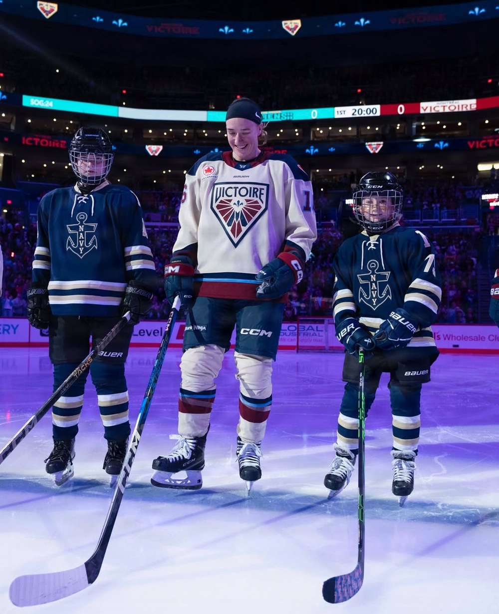 Child of SSP Employee Meets Professional Hockey Player and Olympian