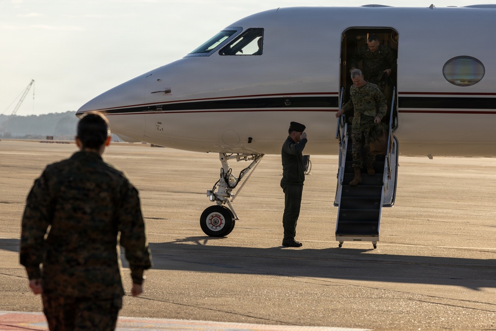 Gen. Bradford J. Gering arrives in Norfolk to assess amphibious shipyard readiness