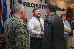 The Honorable Benjamin C. Kohlmann, Assistant Secretary of the Navy for Manpower and Reserve Affairs, visits Navy Recruiting Command [Image 1 of 5]