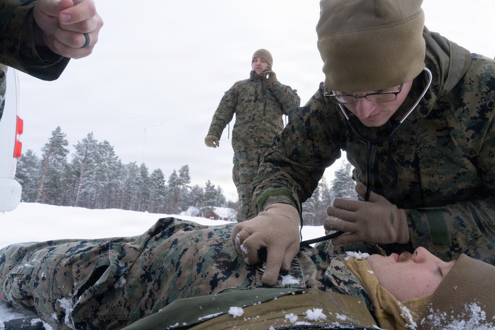 CORE26 | U.S. Navy Hospital Corpsman Hone Emergency Medical Skills for Exercise Cold Response 26