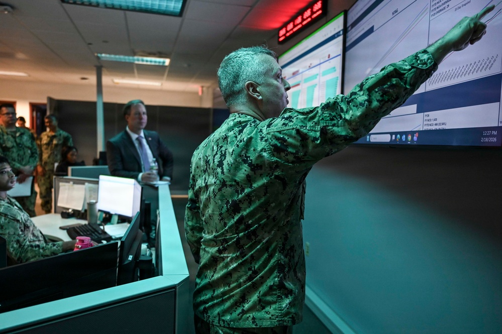 The Honorable Benjamin C. Kohlmann, Assistant Secretary of the Navy for Manpower and Reserve Affairs, visits Navy Recruiting Command