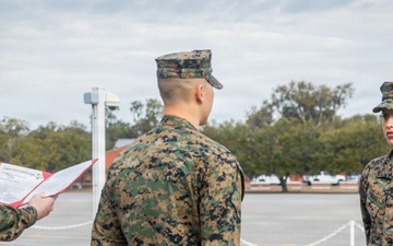 Cpl. Erin Porras Reenlistment Ceremony