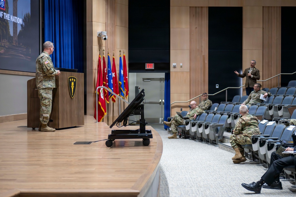 Maj. Gen. Sherman speaks on civil support during the Homeland Defense Symposium