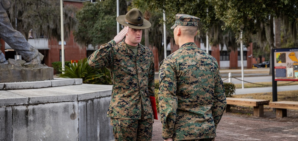 Cpl. Erin Porras Reenlistment Ceremony
