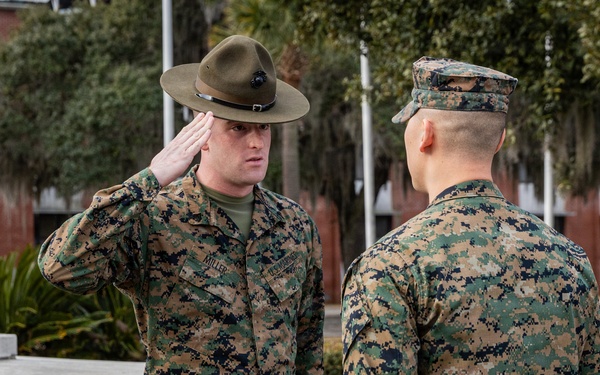 Cpl. Erin Porras Reenlistment Ceremony