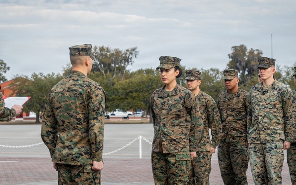 Cpl. Erin Porras Reenlistment Ceremony
