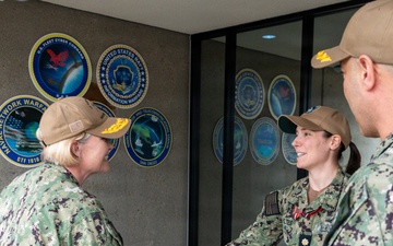 Commander U.S. Fleet Cyber Command, Navy Space Command, U.S. 10th Fleet Visits NCTS San Diego