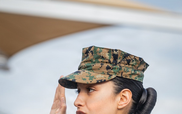 Cpl. Erin Porras Reenlistment Ceremony