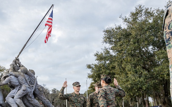 Cpl. Erin Porras Reenlistment Ceremony