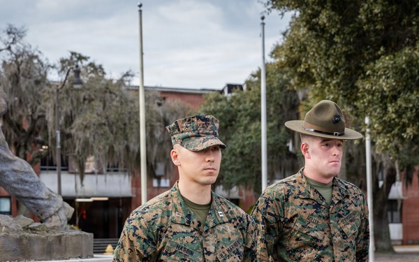 Cpl. Erin Porras Reenlistment Ceremony