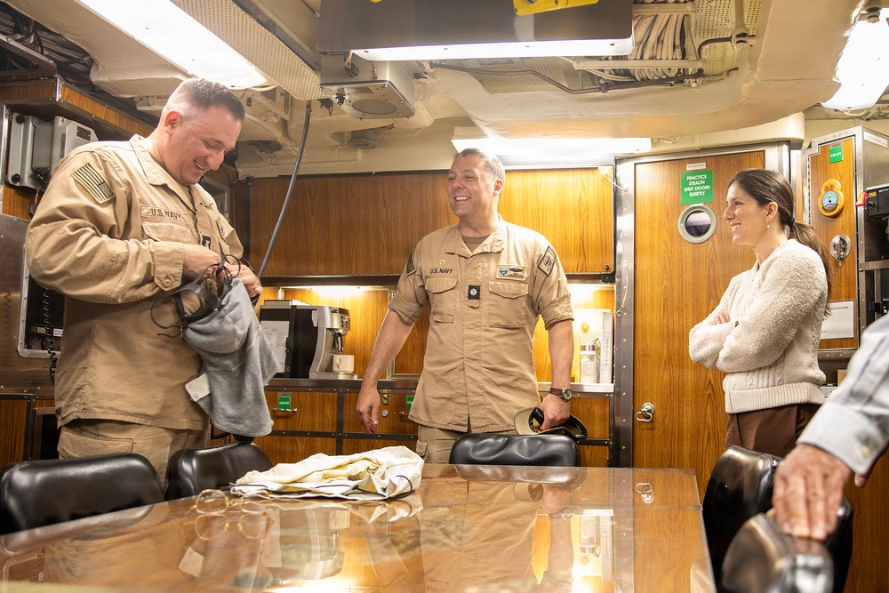 Department of the Navy Principal Cyber Advisor Visits USS Greeneville