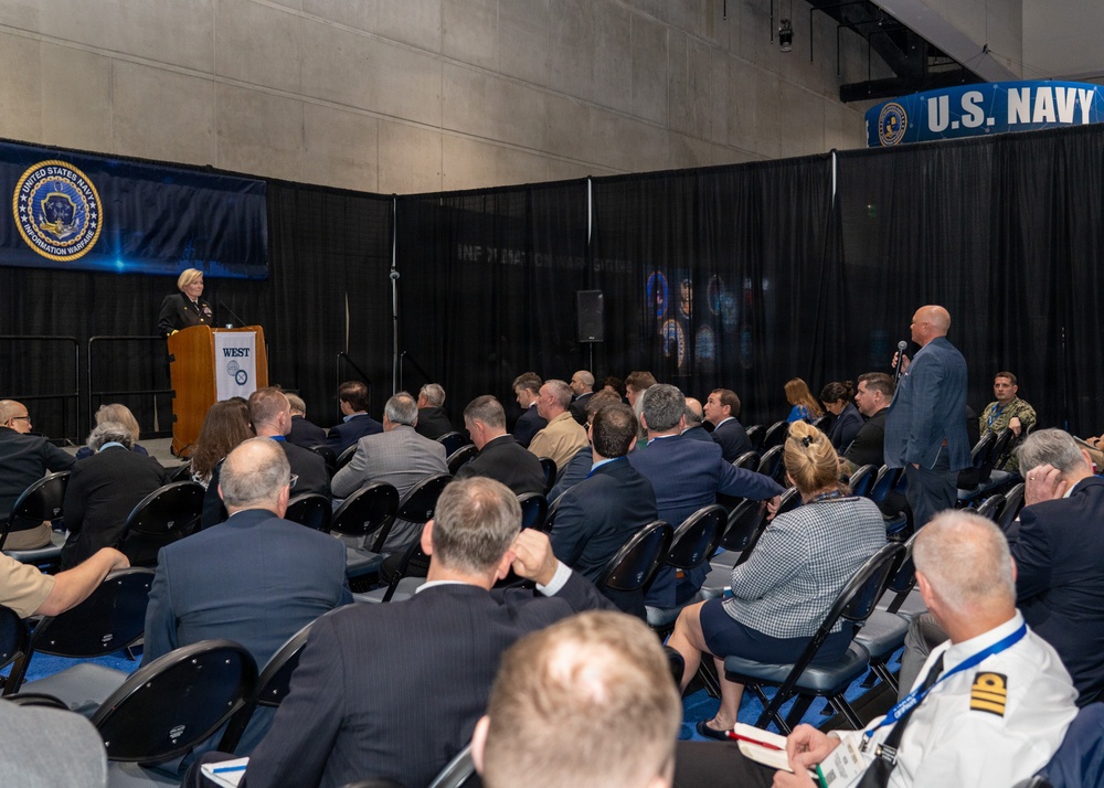 Commander U.S. Fleet Cyber Command, Navy Space Command, U.S. 10th Fleet Speaks at AFCEA West 2026