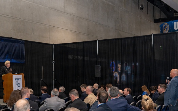 Commander U.S. Fleet Cyber Command, Navy Space Command, U.S. 10th Fleet Speaks at AFCEA West 2026