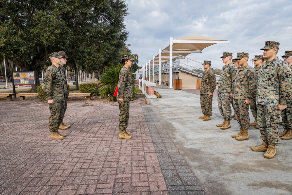 Cpl. Erin Porras Reenlistment Ceremony