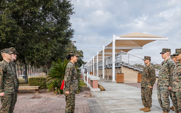 Cpl. Erin Porras Reenlistment Ceremony