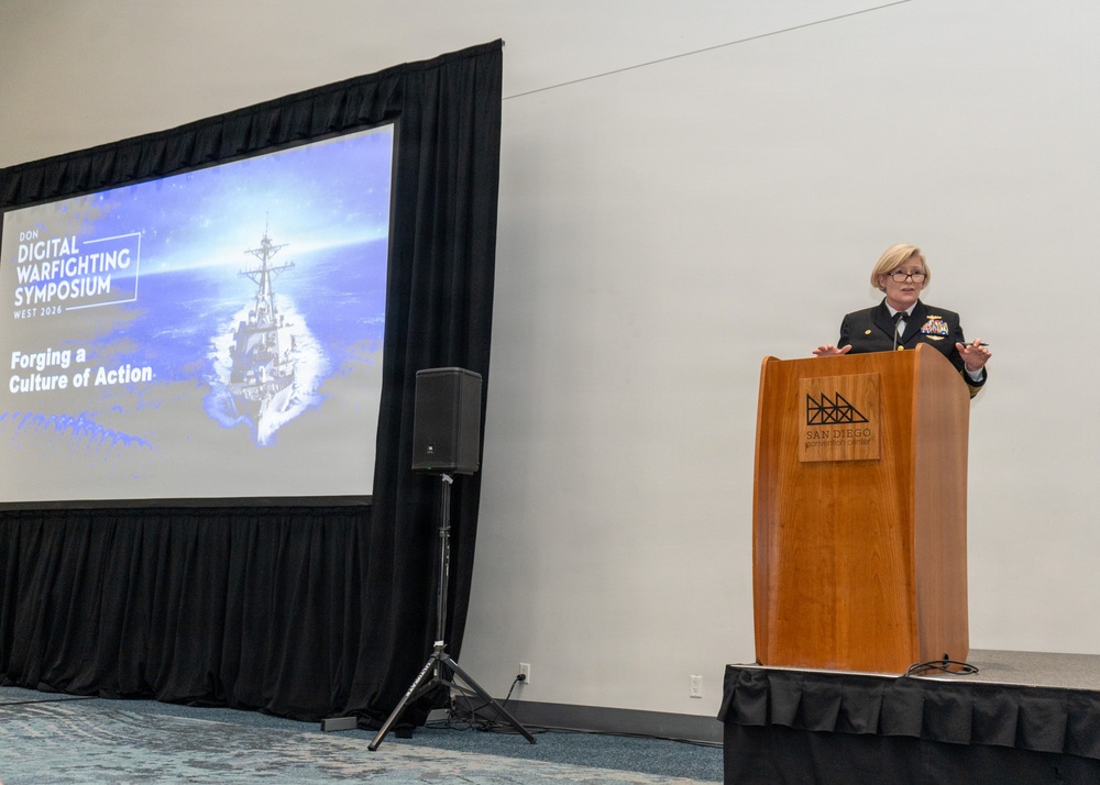 Commander U.S. Fleet Cyber Command, Navy Space Command, U.S. 10th Fleet Speaks at the 2026 DON CIO Digital Warfighting Symposium