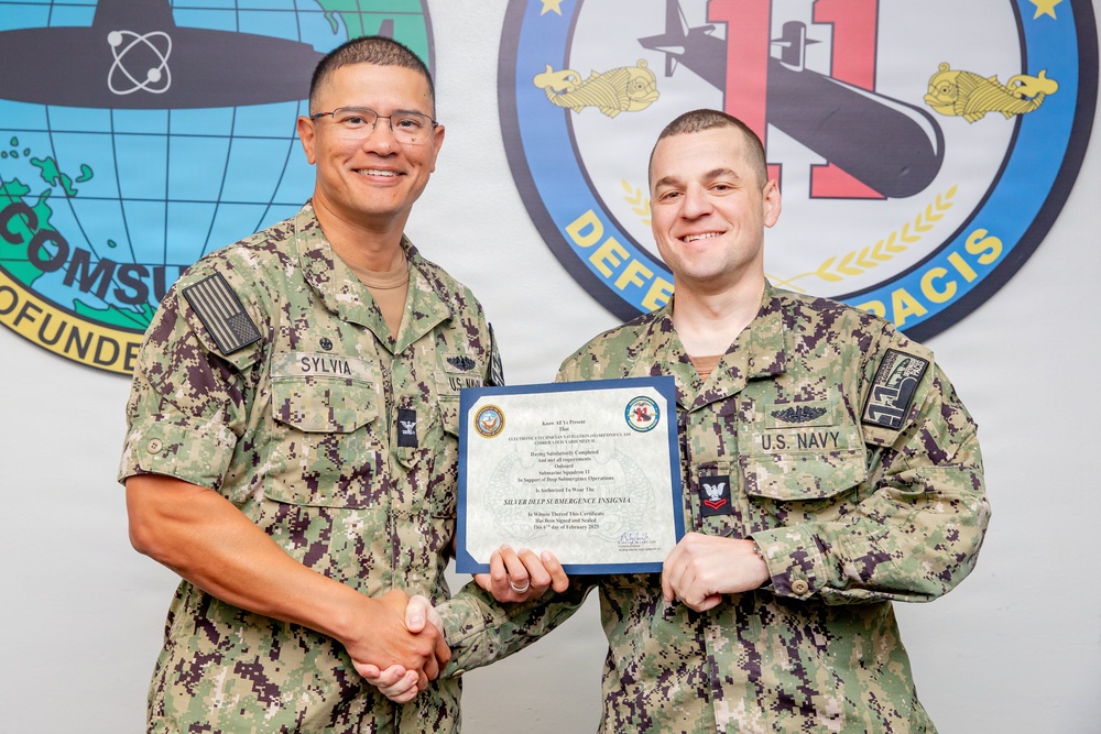 Commander, Submarine Squadron 11 Awards-At-Quarters