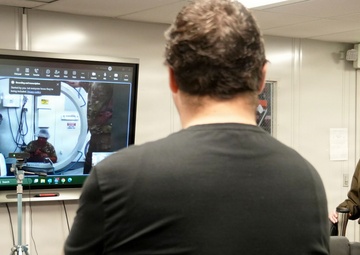 Maj. Gen. Turinetti observes telemaintenance mission