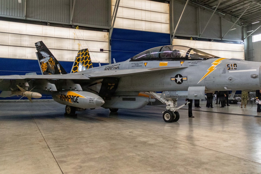 Electronic Attack Squadron 138 Conducts Change of Command Ceremony
