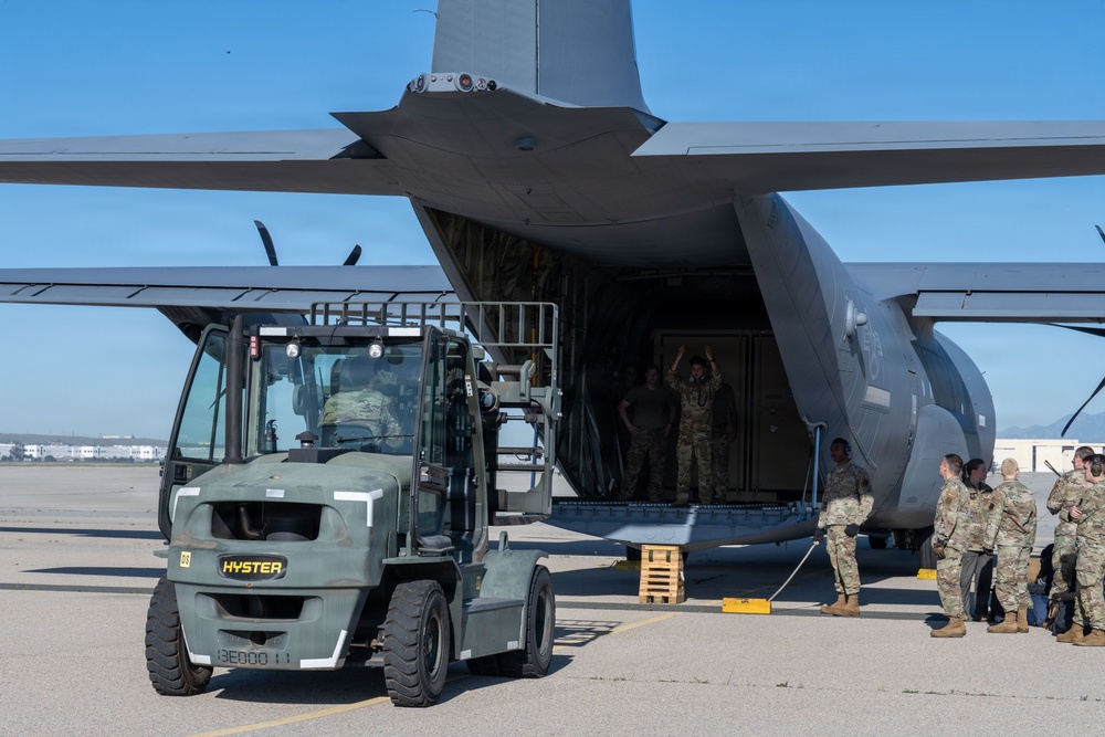 Bamboo Eagle C-130 Arrival