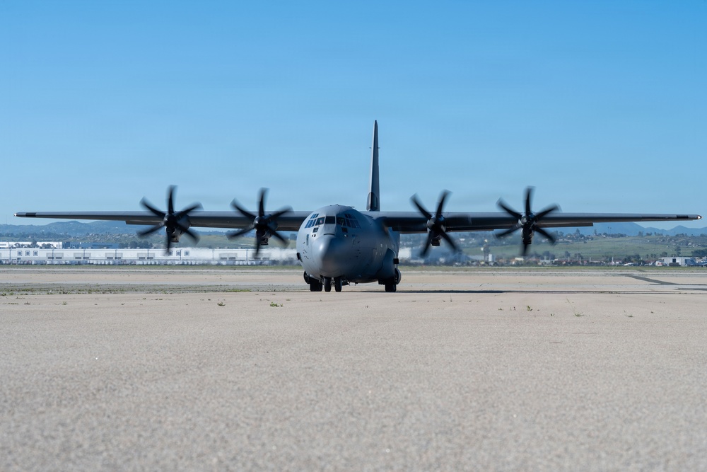 Bamboo Eagle C-130 Arrival