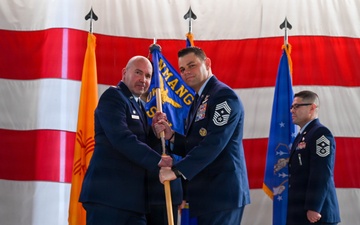 Brooks assumes responsibility of wing command chief
