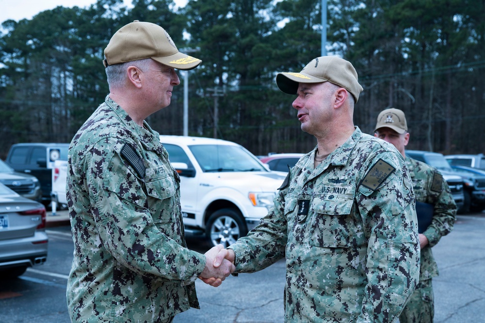 Adm. James Kilby, Vice Chief of Naval Operations, visits Navy Recruiting Command