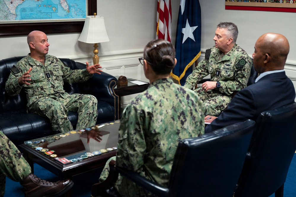 Adm. James Kilby, Vice Chief of Naval Operations, visits Navy Recruiting Command