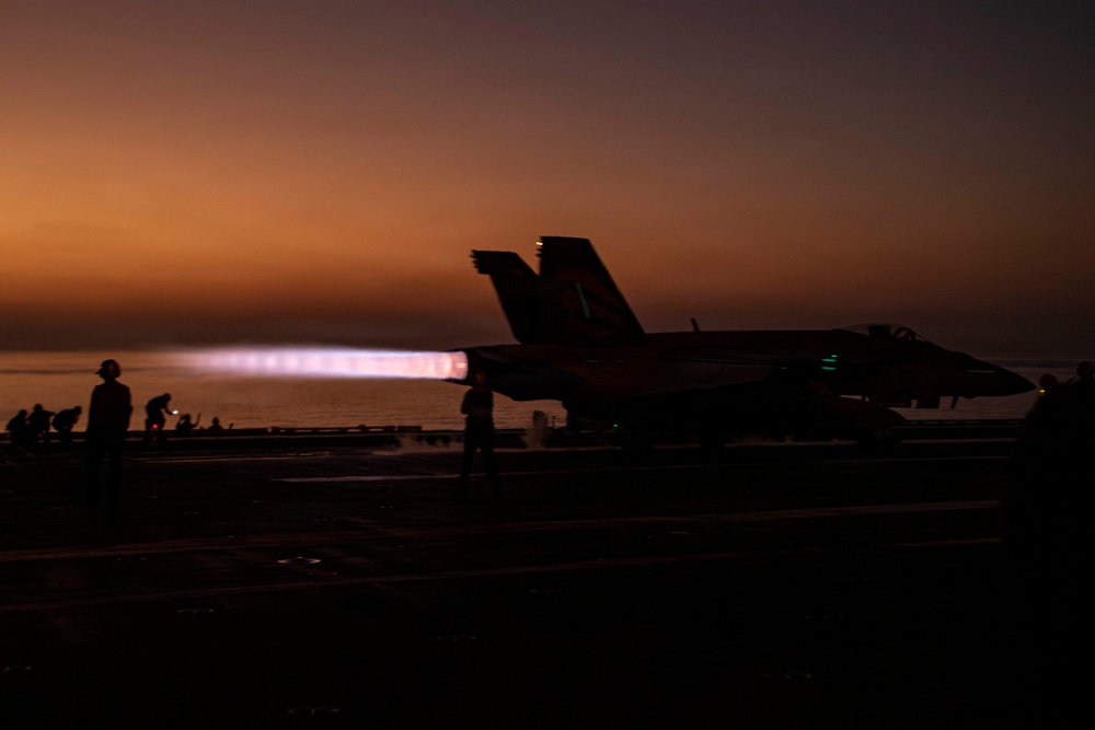 Abraham Lincoln Conducts Routine Flight Operations