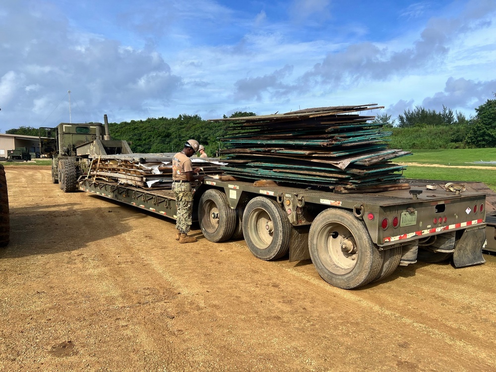 NMCB 133 Deployed to Tinian