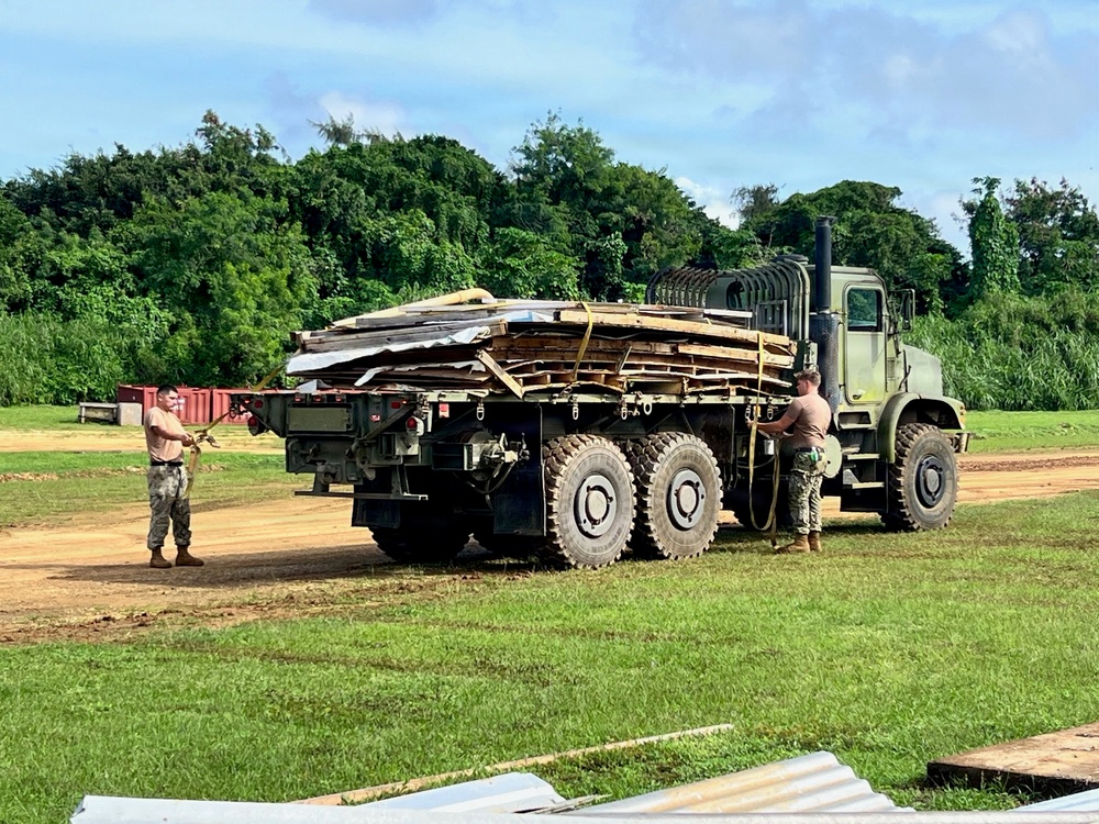 NMCB 133 Deployed to Tinian