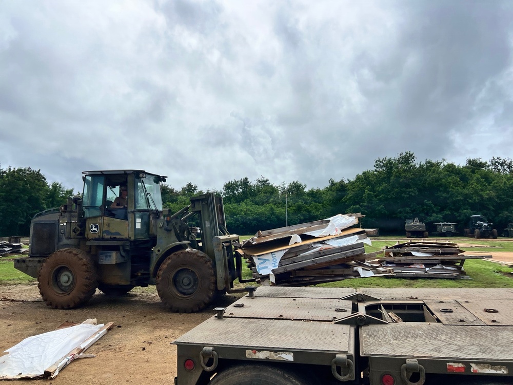 NMCB 133 Deployed to Tinian