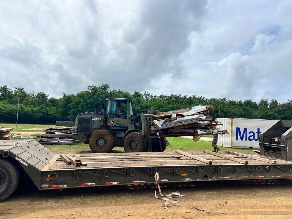 NMCB 133 Deployed to Tinian