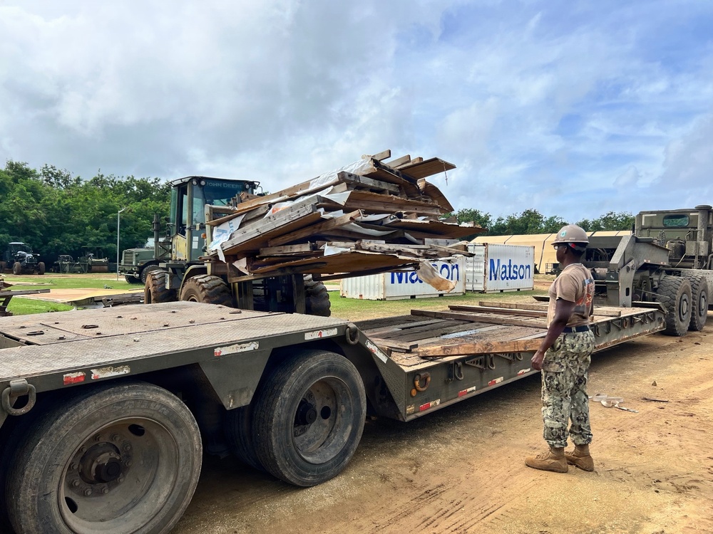 NMCB 133 Deployed to Tinian