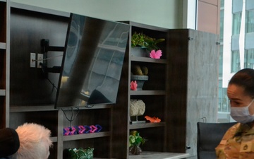 Generations of service connect at VA hospital during DLA Troop Support visit