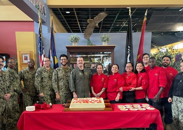 Special Meal Cake Cutting