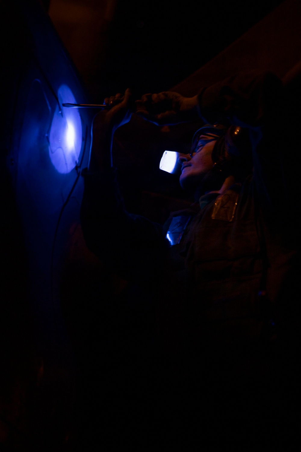 Abraham Lincoln Conducts Routine Maintenance