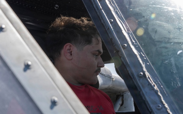 Abraham Lincoln Conducts Routine Maintenance