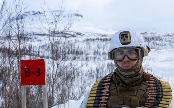 CORE 26 | Logistics Marines Hone Vehicle Mounted Live-fire Machine Gun Skills for Arctic Exercise