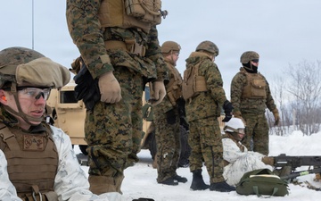 CORE 26 | Logistics Marines Hone Vehicle Mounted Live-fire Machine Gun Skills for Arctic Exercise