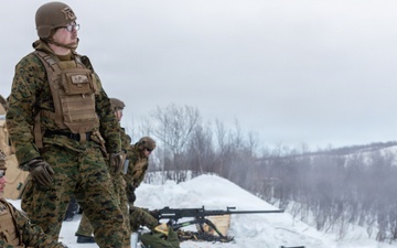 CORE 26 | Logistics Marines Hone Vehicle Mounted Live-fire Machine Gun Skills for Arctic Exercise