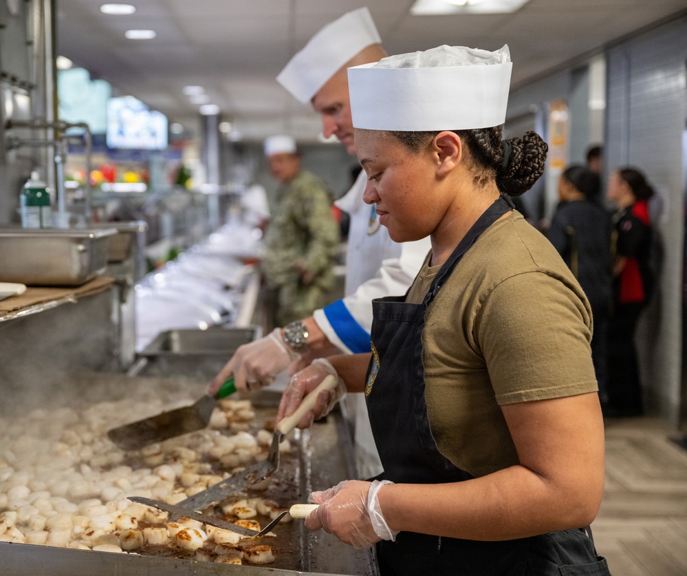 Let's Eat! NBSD Celebrates Presidents Day with a Special Meal