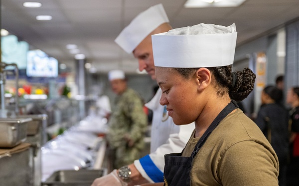 Let's Eat! NBSD Celebrates Presidents Day with a Special Meal
