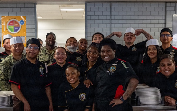 Let's Eat! NBSD Celebrates Presidents Day with a Special Meal