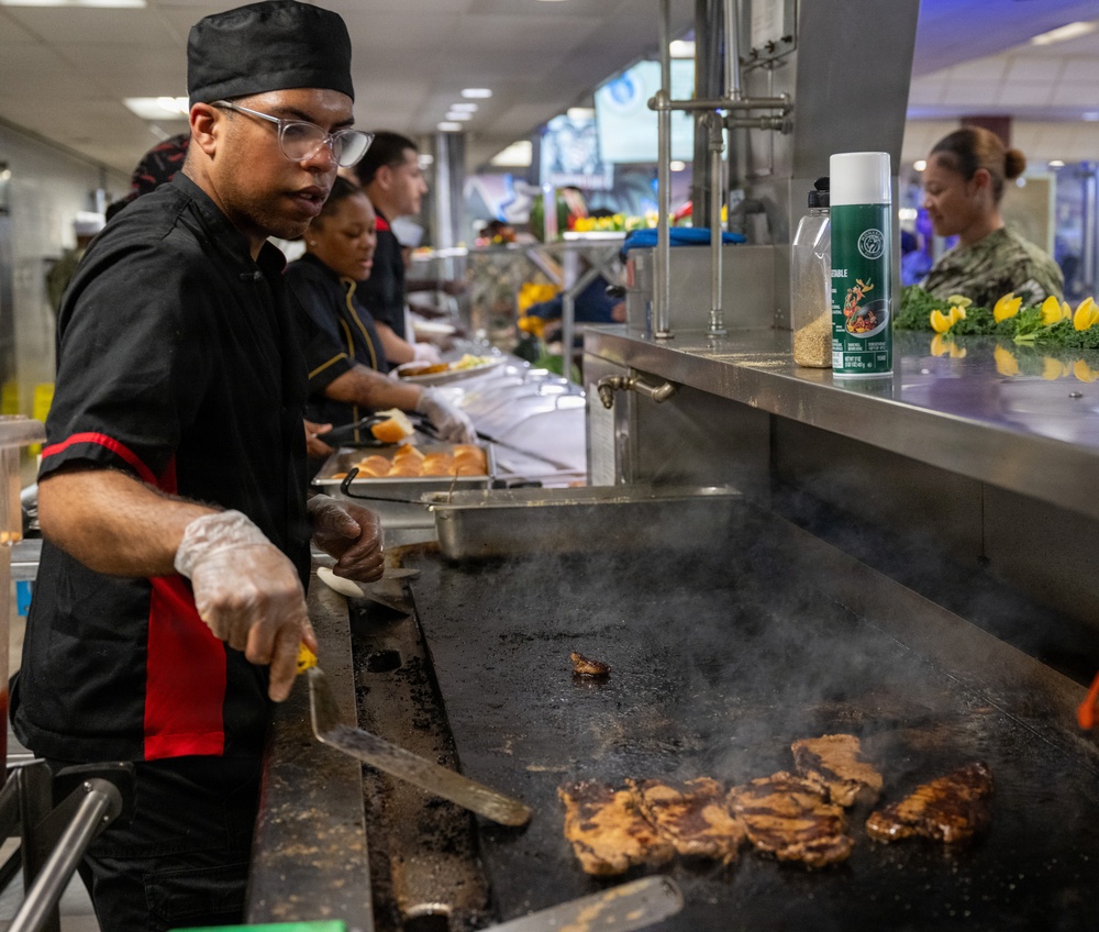 Let's Eat! NBSD Celebrates Presidents Day with a Special Meal