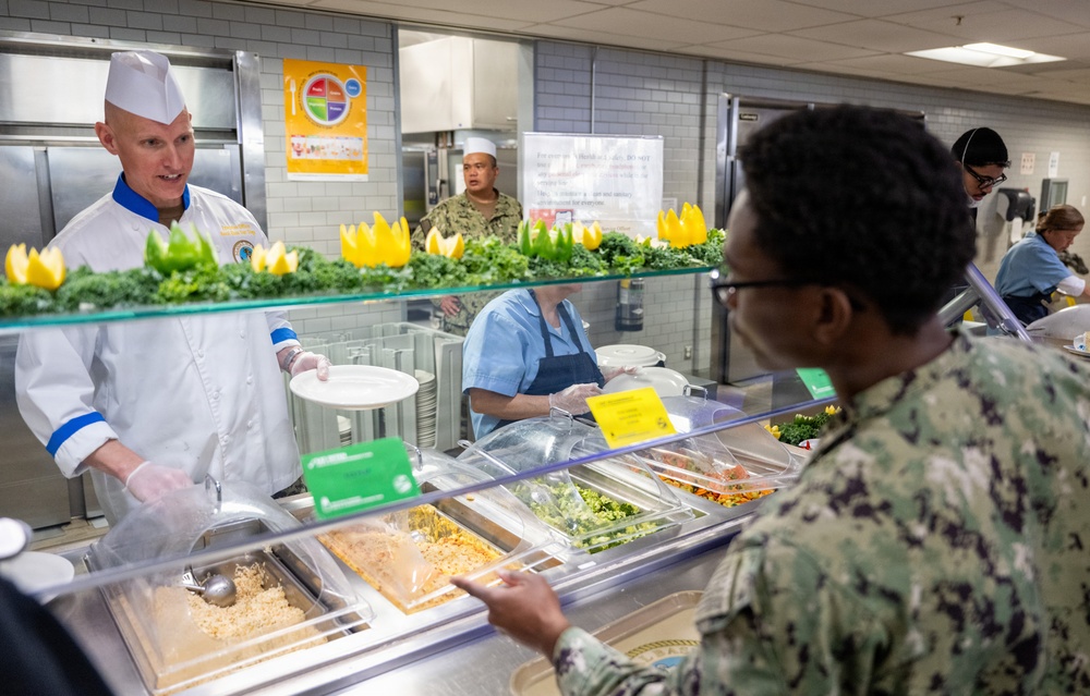 Let's Eat! NBSD Celebrates Presidents Day with a Special Meal